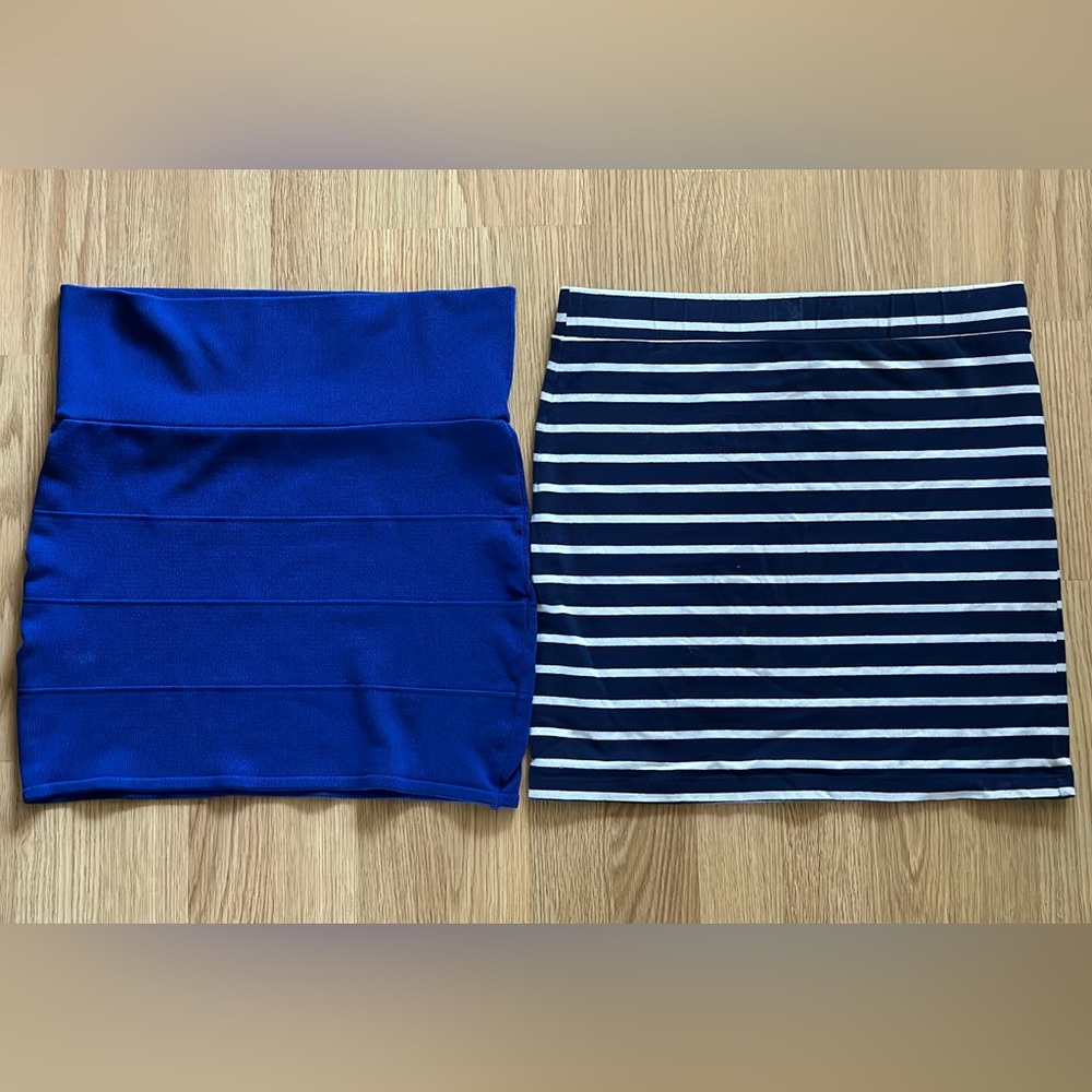 🧿 Bundle of 2 ; Blue Skirts